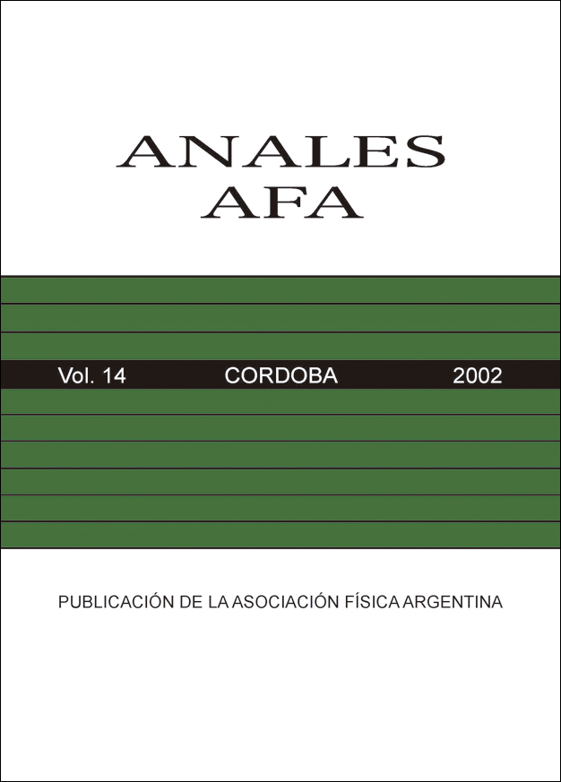 					View Vol. 14 No. 1 (2003): ANALES AFA - Volumen 14 - Córdoba
				