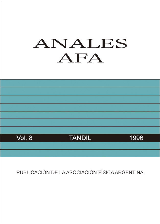 					View Vol. 8 No. 1 (1997): ANALES AFA - Volumen 8 No 1 - Tandil
				