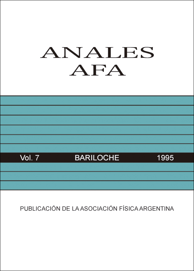 					View Vol. 7 No. 1 (1996): ANALES AFA - Volumen 7 No 1 - Bariloche
				