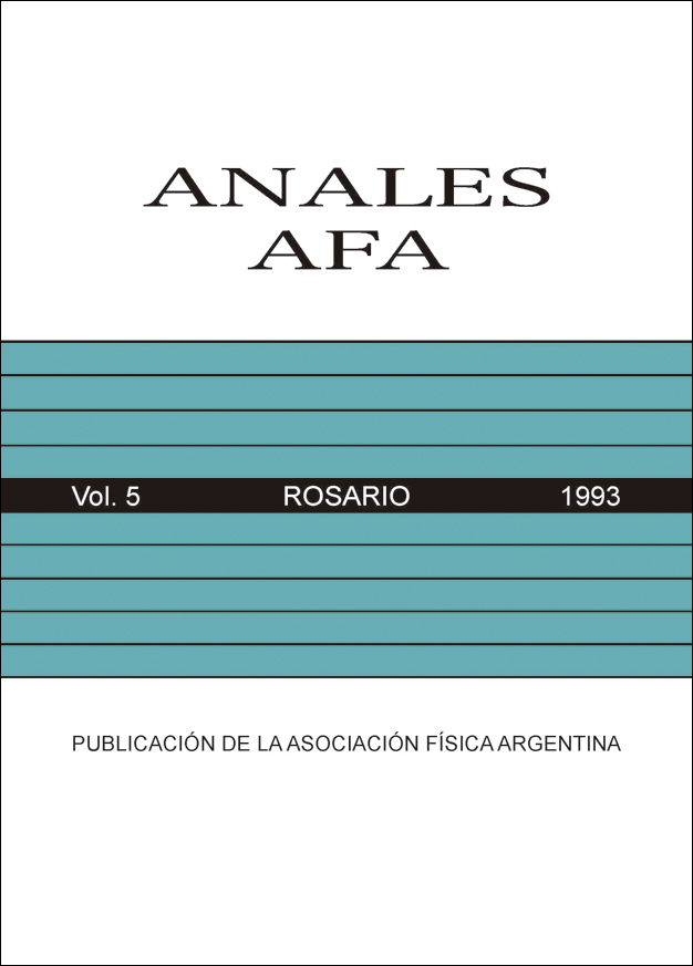 					Ver Vol. 5 Núm. 1 (1994): ANALES AFA - Volumen 5 No 1 - Rosario
				