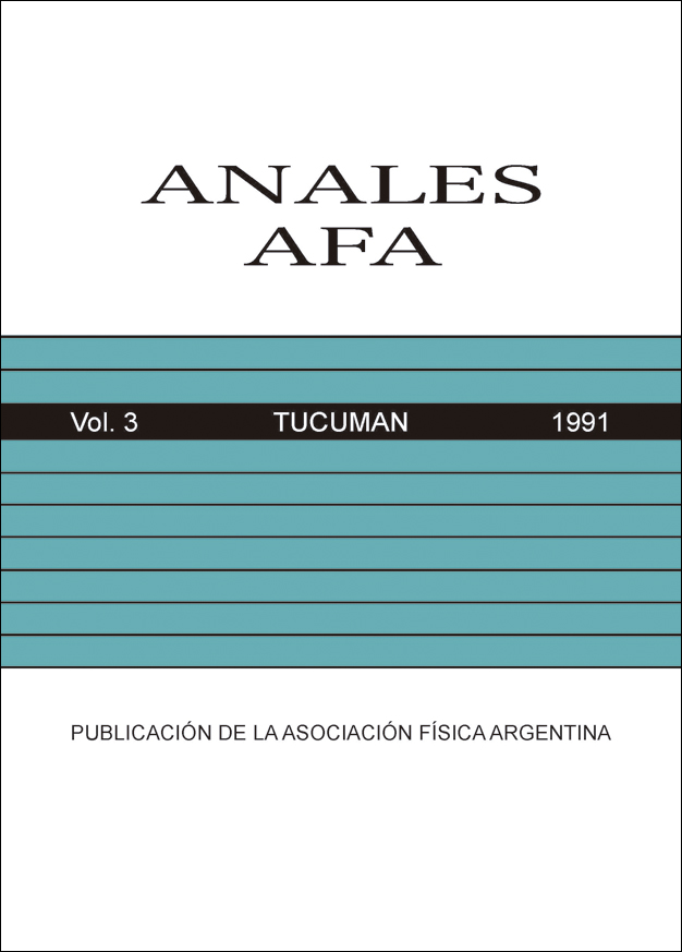 					Ver Vol. 3 Núm. 1 (1992): ANALES AFA - Volumen 3 No 1 - Tucumán
				