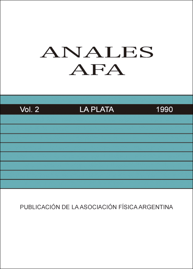 					View Vol. 2 No. 1 (1991): ANALES AFA - Volumen 2 No 1 - La Plata
				