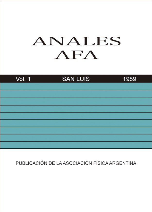 					Ver Vol. 1 Núm. 1 (1990): ANALES AFA - Volumen 1 No 1 - San Luis
				
