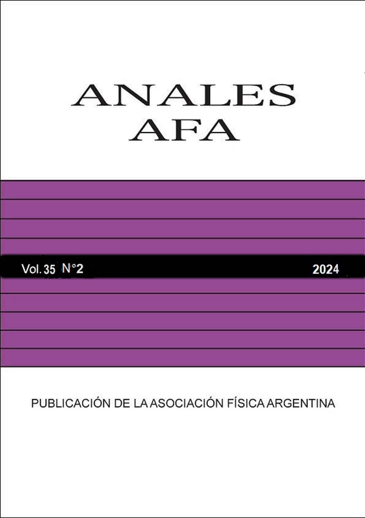 					View Vol. 35 No. 2 (2024): Anales AFA
				