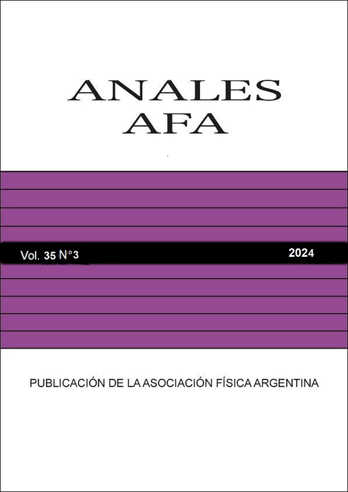 					View Vol. 35 No. 3 (2024): Anales AFA
				