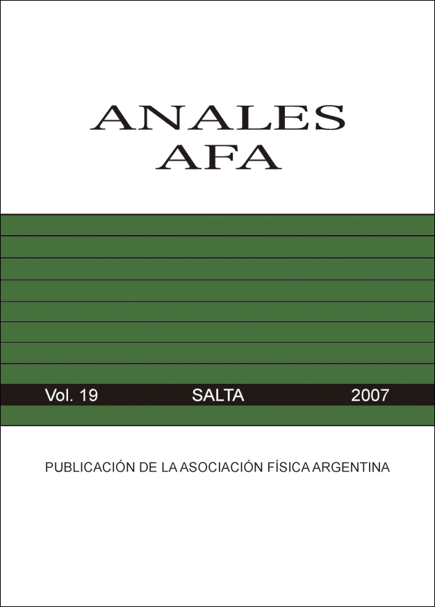 					Ver Vol. 19 Núm. 1 (2008): ANALES AFA - Volumen 19 - Salta
				